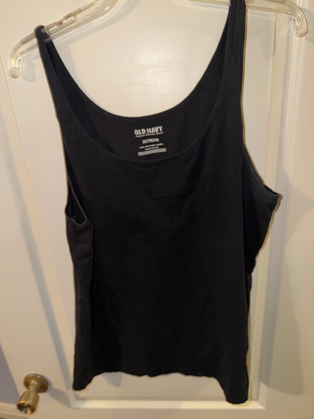 Old Navy Black Women's Scoop Neck Tank Top